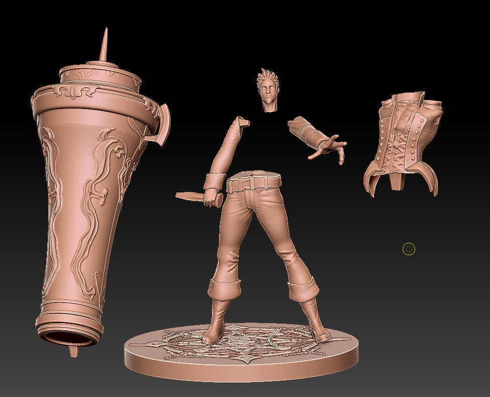 napoleon fate grand order model cover 3D print model_5