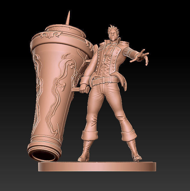 napoleon fate grand order model cover 3D print model_1