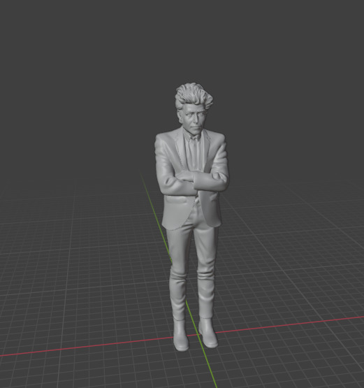 Bob Dylan 3D print model_4