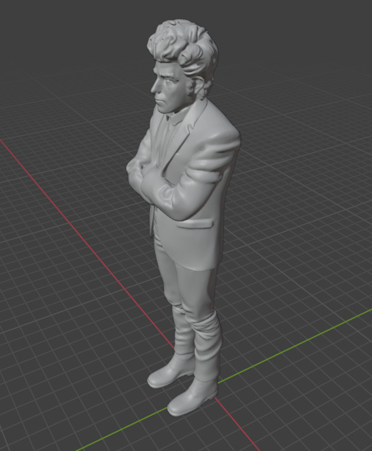 Bob Dylan 3D print model_12