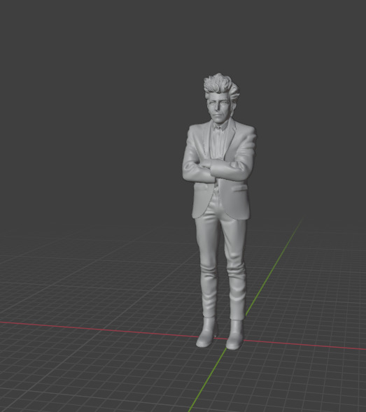 Bob Dylan 3D print model_17