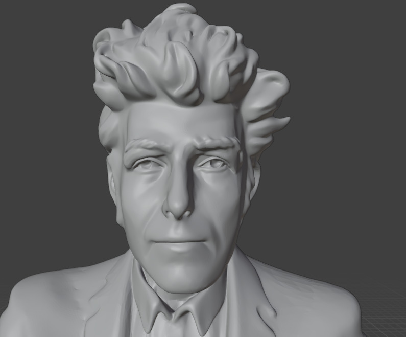 Bob Dylan 3D print model_26