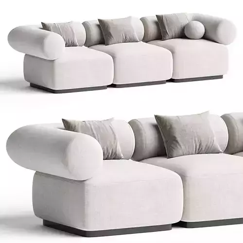 OFFO Modular sofa By annud 3d model 