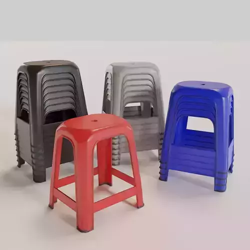 Stackable Plastic Stool