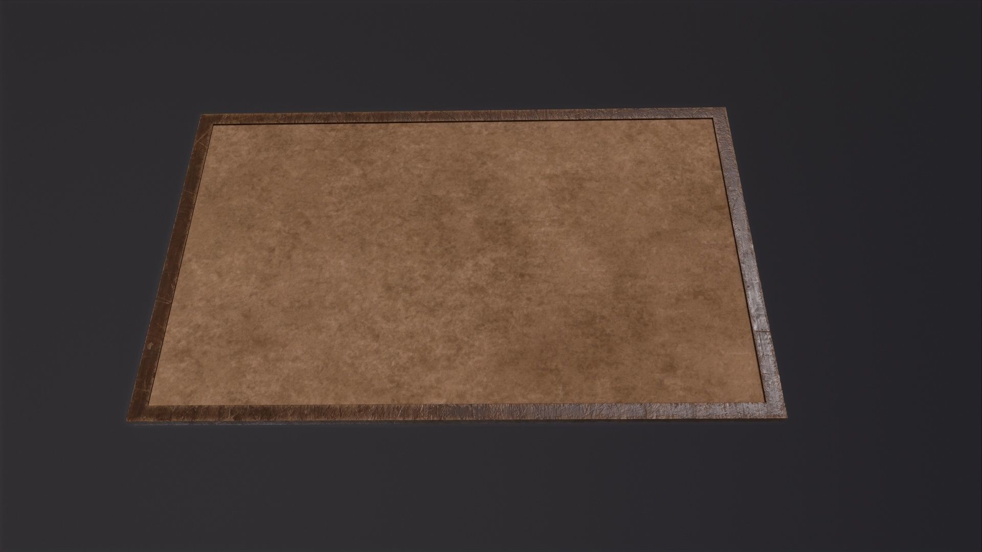 Corkboard 3D Model Low-poly 3D model_4