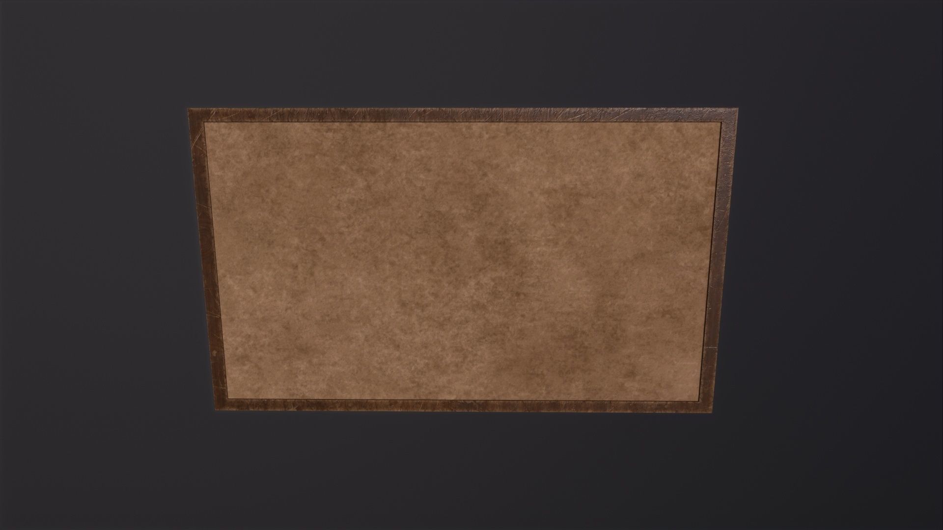 Corkboard 3D Model Low-poly 3D model_5