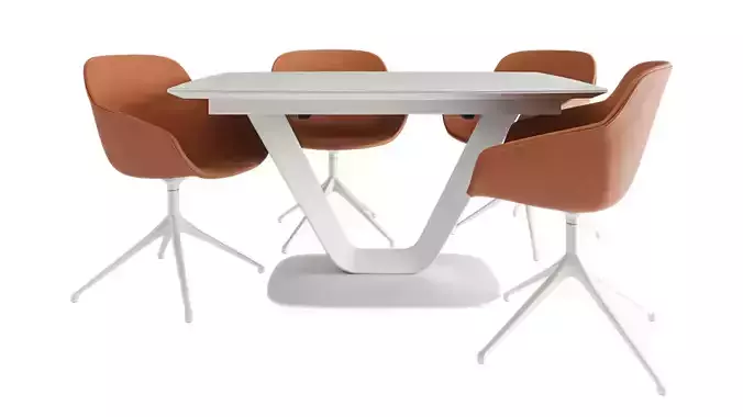 Alicante  dining table and Vienna chair