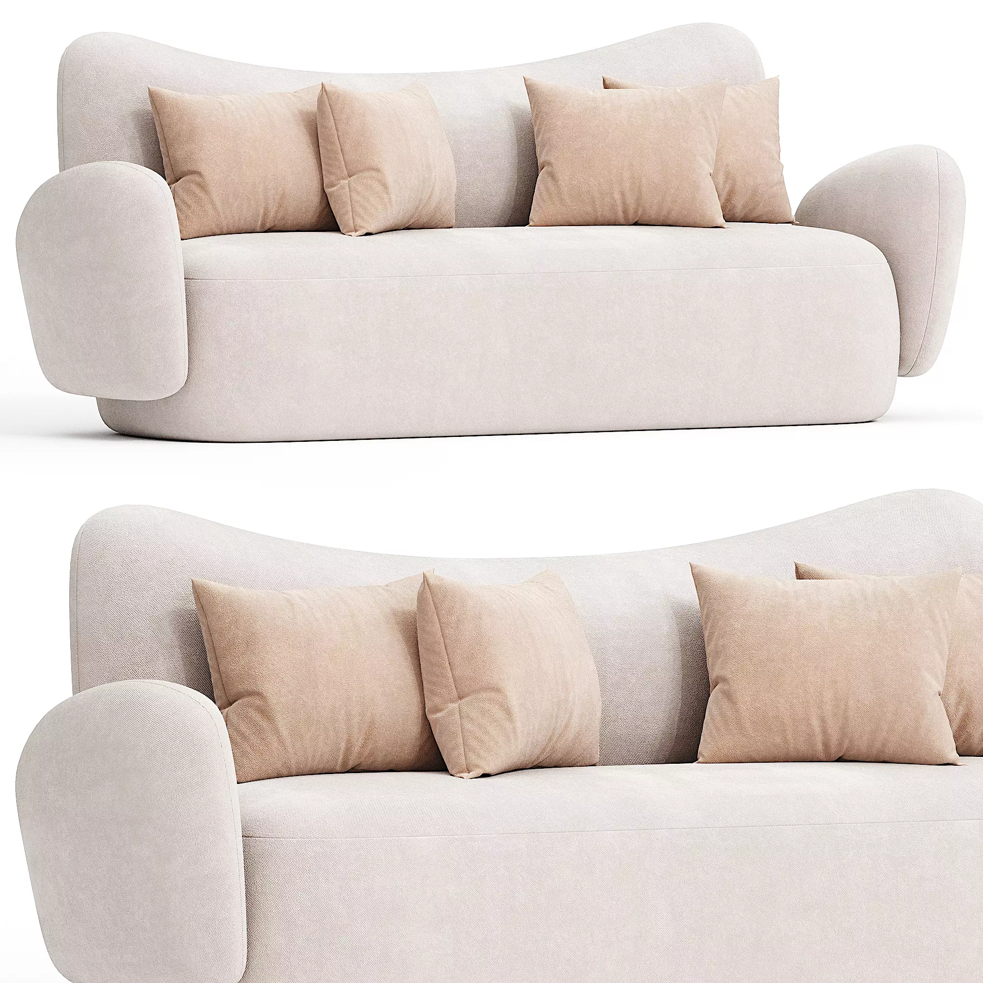 Conchula Sofas 3d model  3D model_0