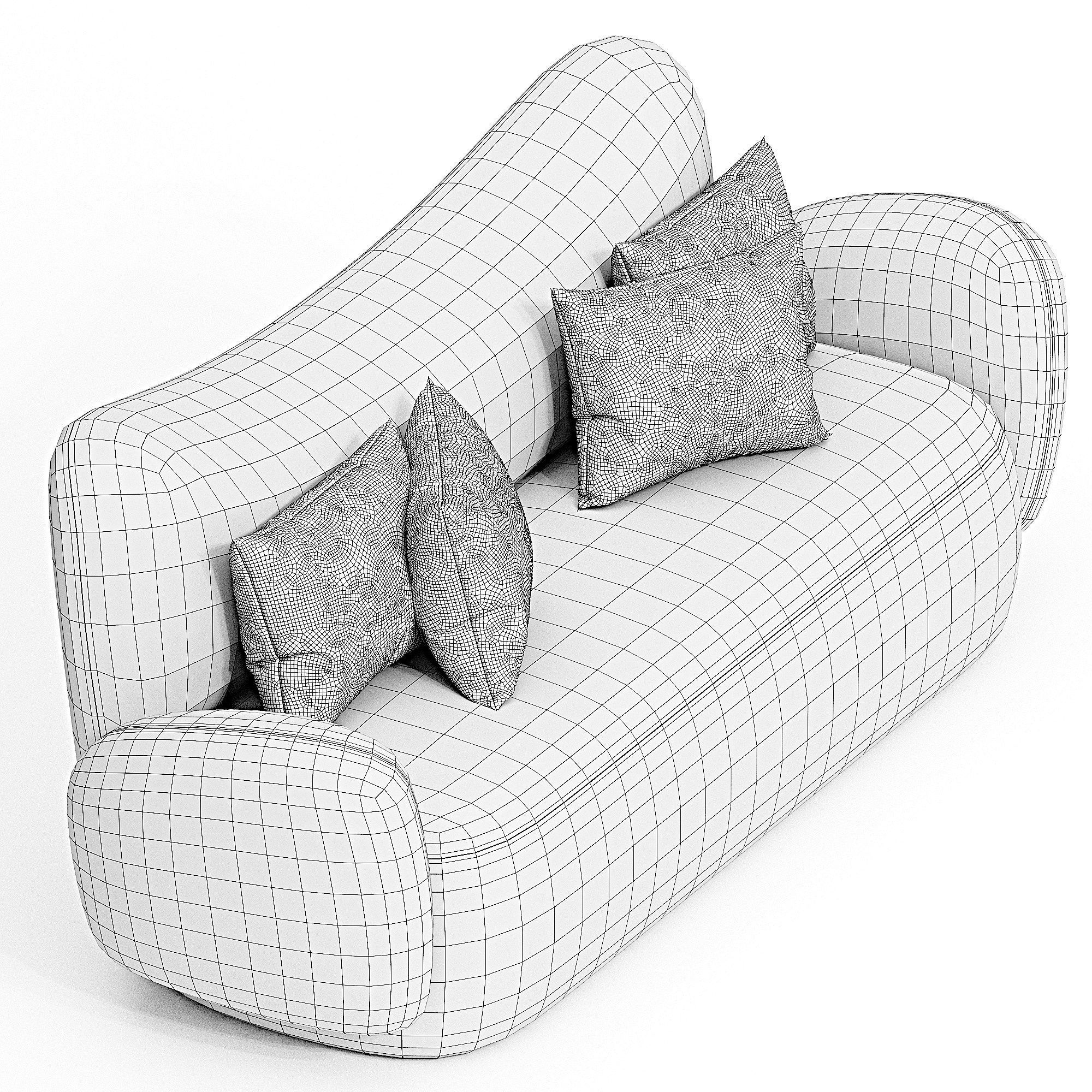 Conchula Sofas 3d model  3D model_2