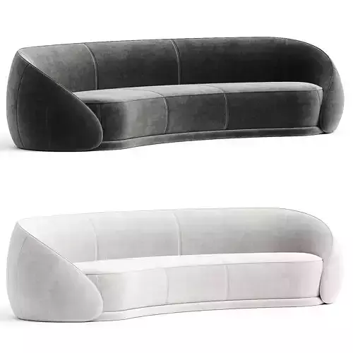 ABBRACCI 4 seater sofa By GHIDINI1961 3d model  3D model