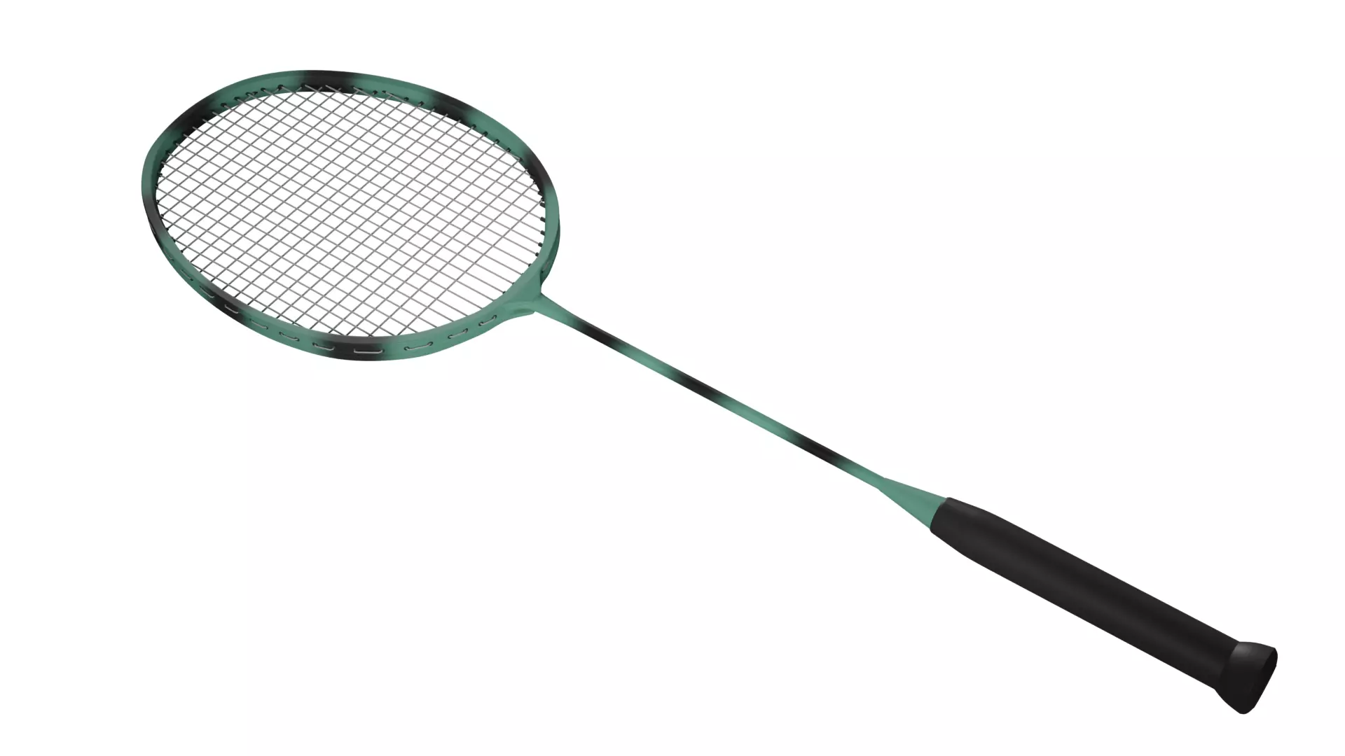 Badminton Racket 3D model_0