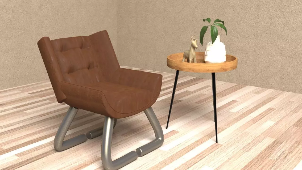 Chair Free 3D model_0