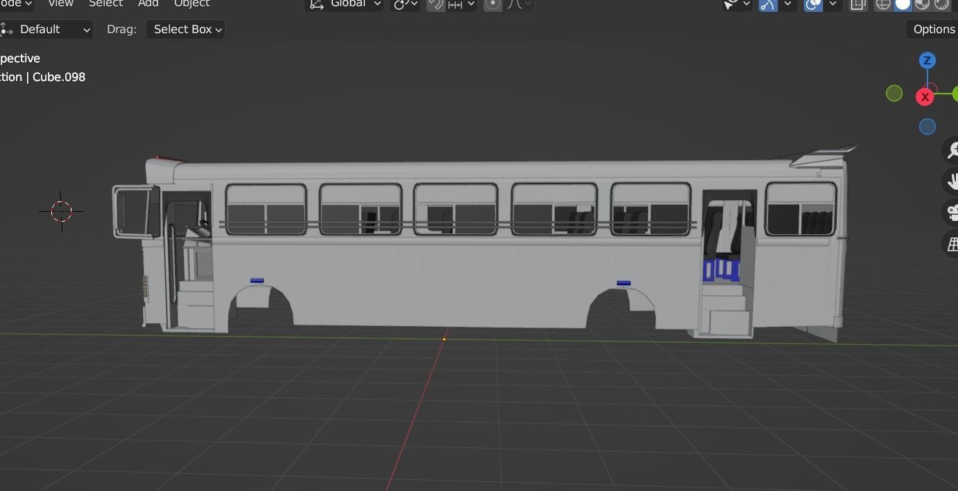 LANKA Ashok Leyland Viking Bus 3D model 3D model_2