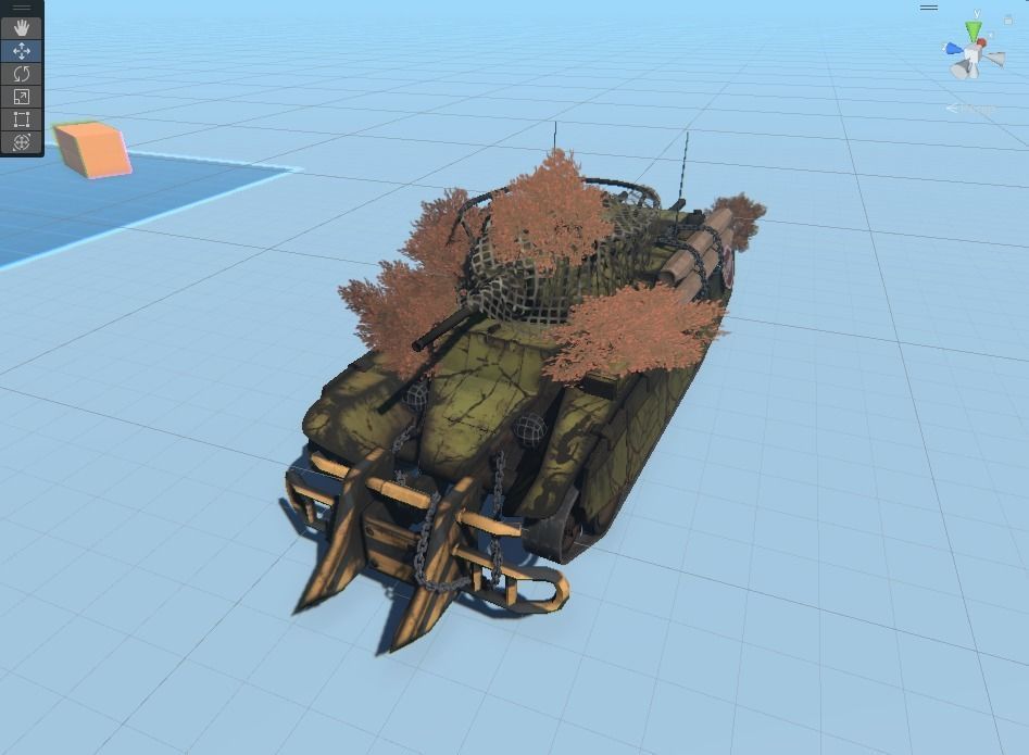 BT-7 Tank Low-poly 3D model_10