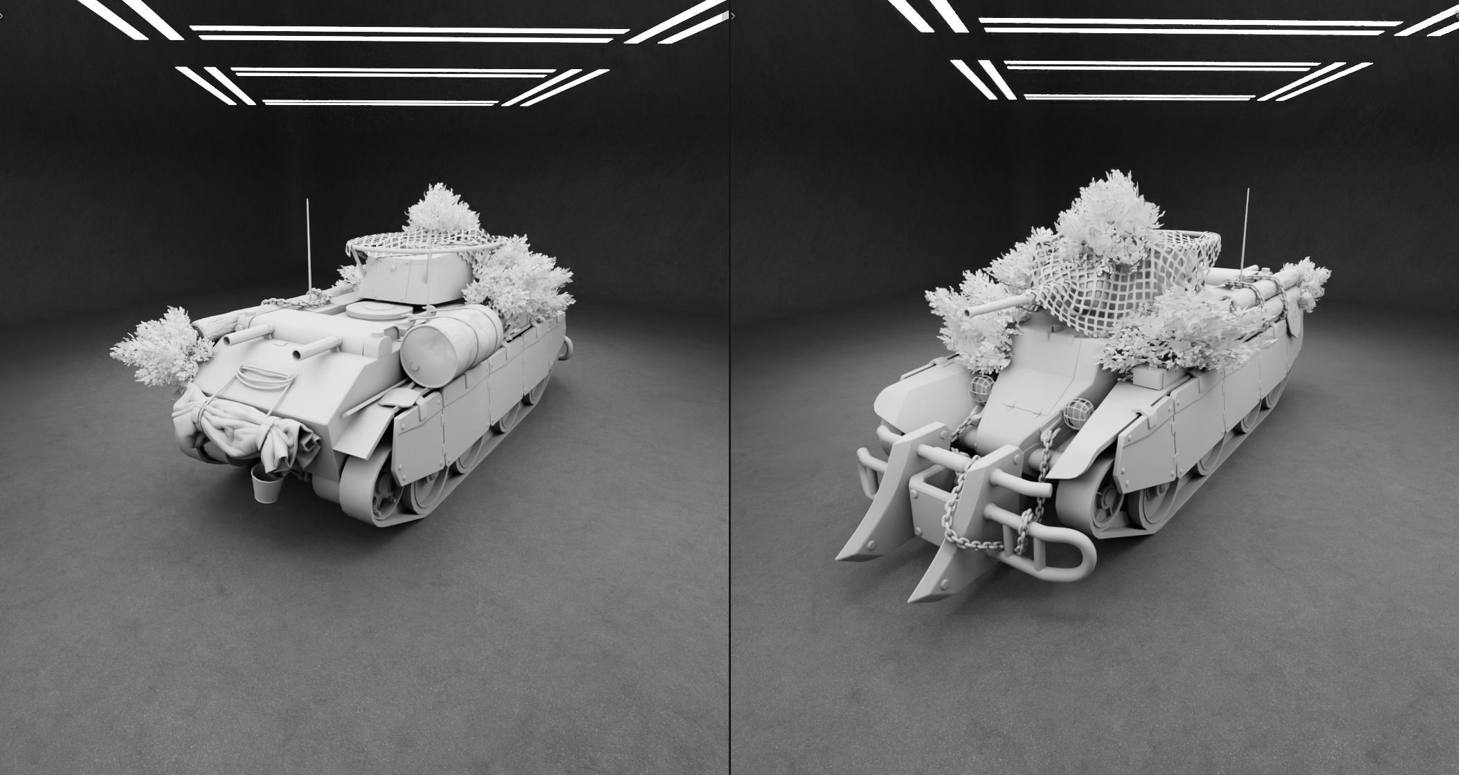 BT-7 Tank Low-poly 3D model_6