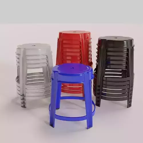 Stackable Plastic Stool