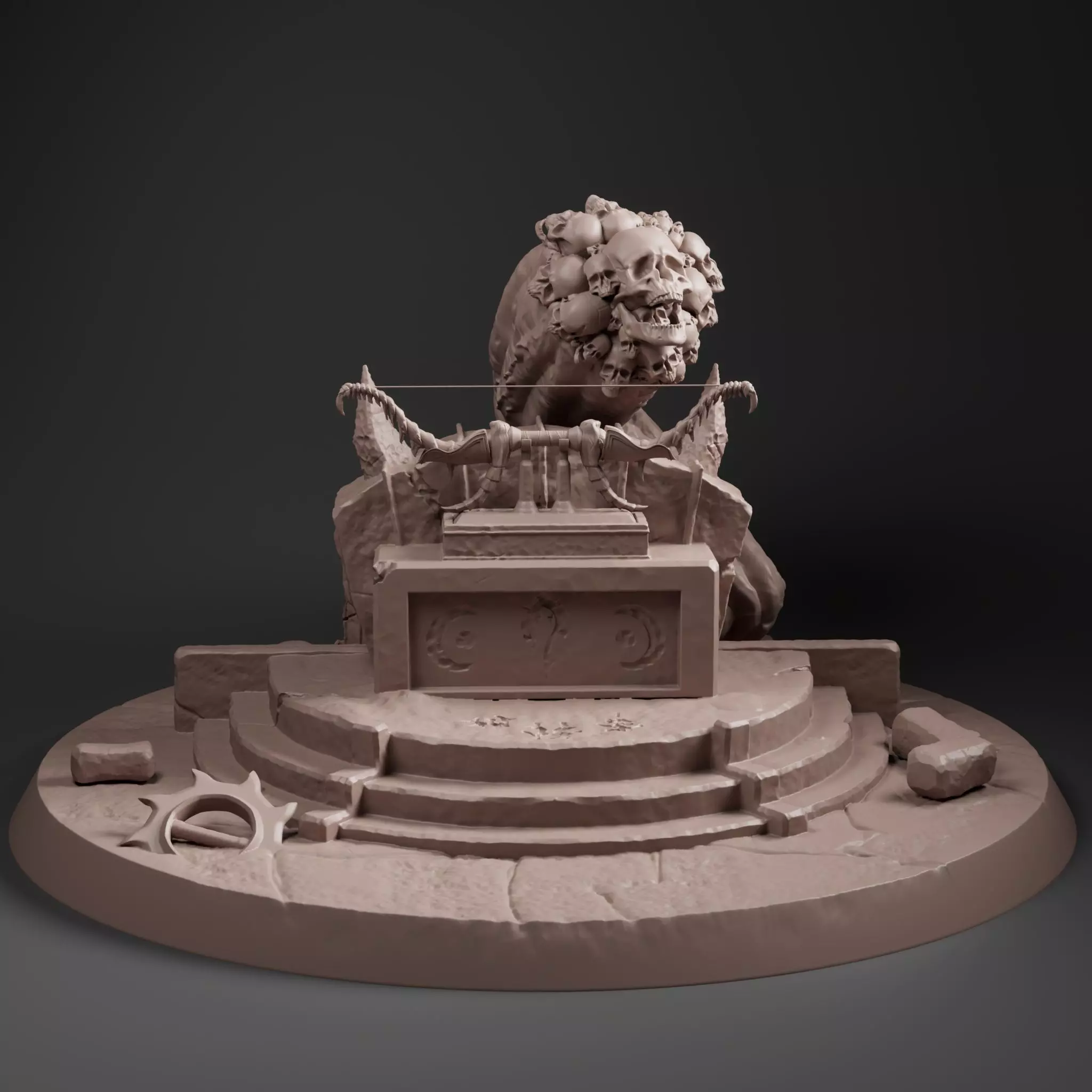 Sylvanas bow monument 3D print model