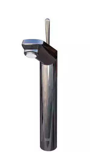 Grohe Product-faucet-EUD Joystick OHM vessel basin smooth  Low-poly 3D model