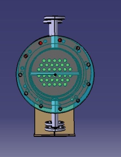 Floating Head Type Heat Exchanger 3D model_1