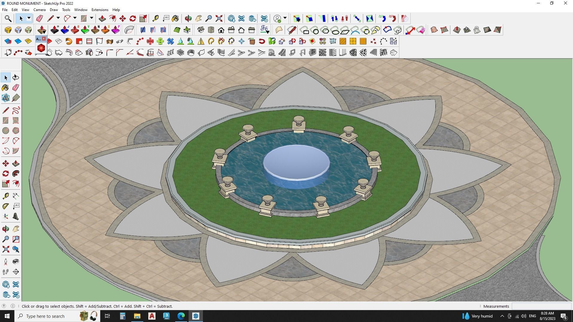 Round Junction 3D model 3D model_4