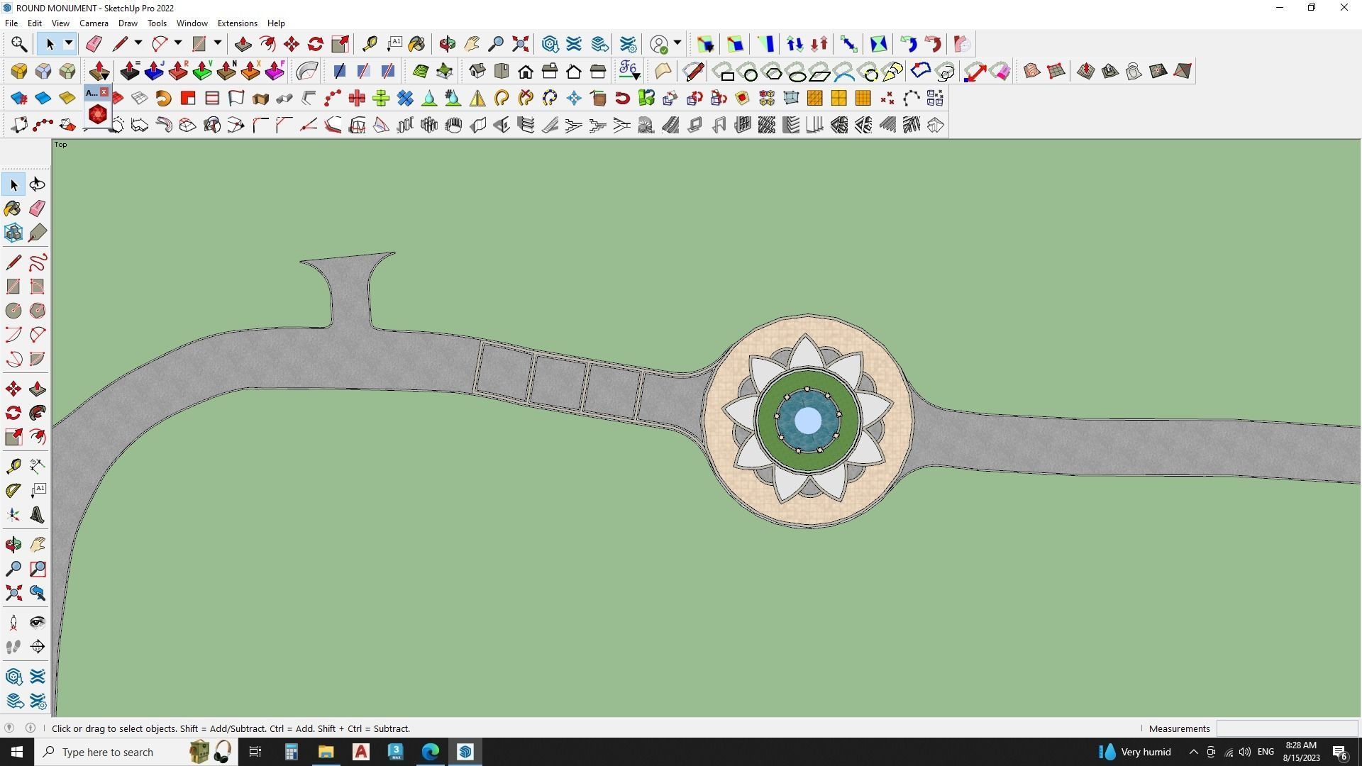 Round Junction 3D model 3D model_3