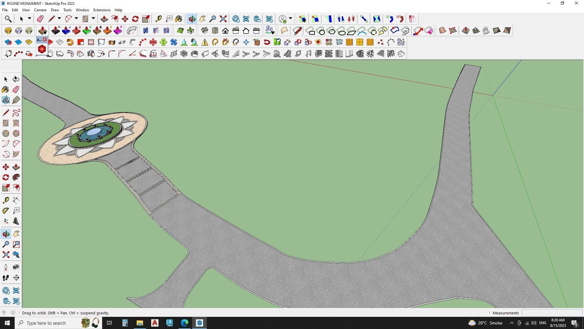 Round Junction 3D model 3D model_2