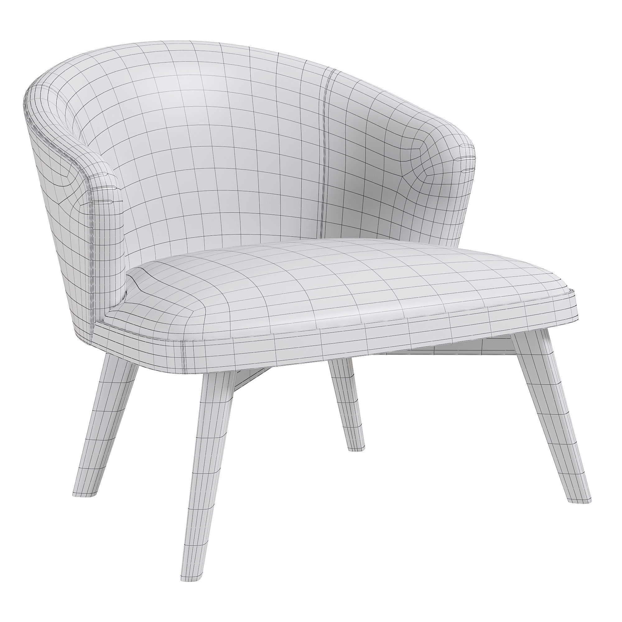 NELLY ARMCHAIR  3D model_3