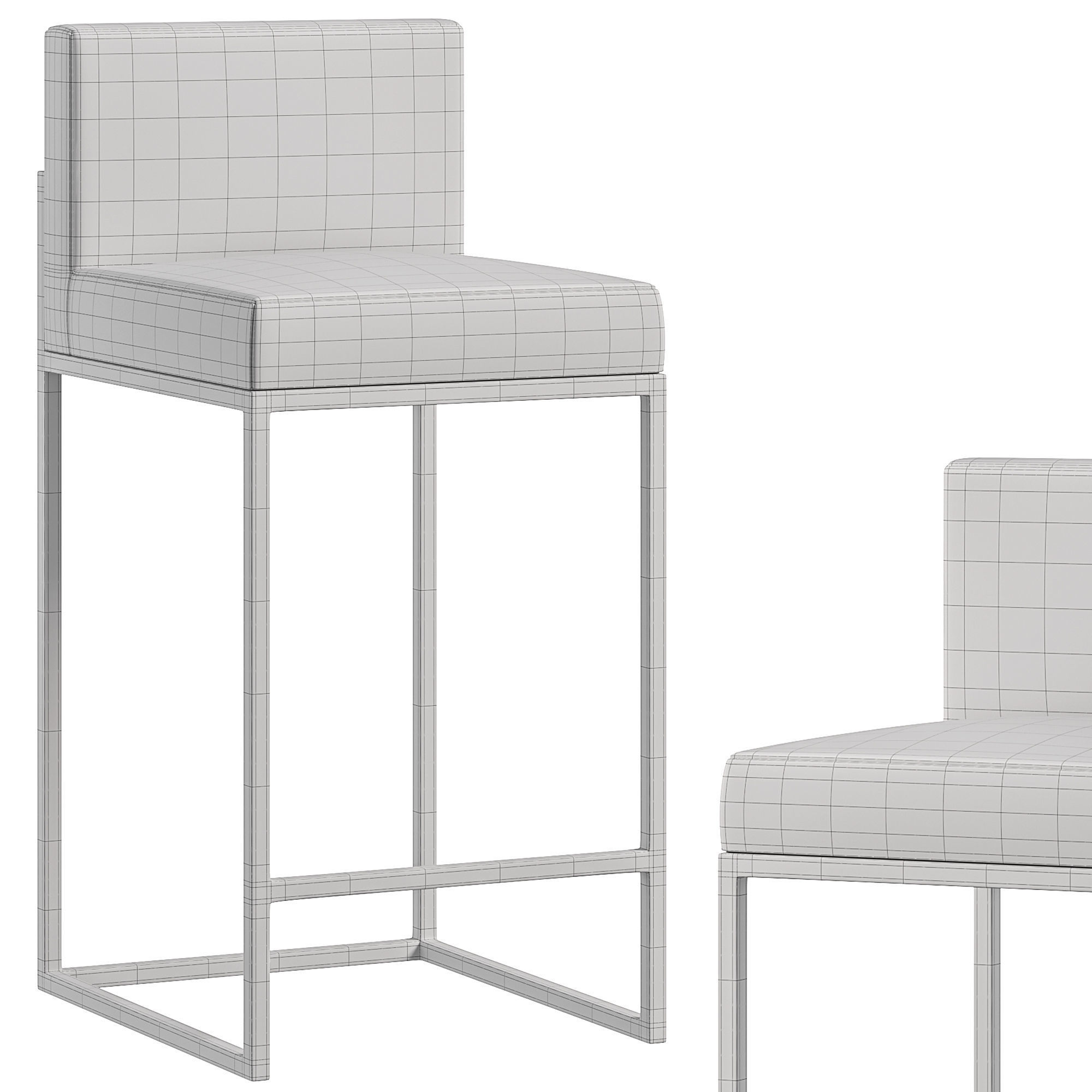 PETER BAR STOOL 3D model_3