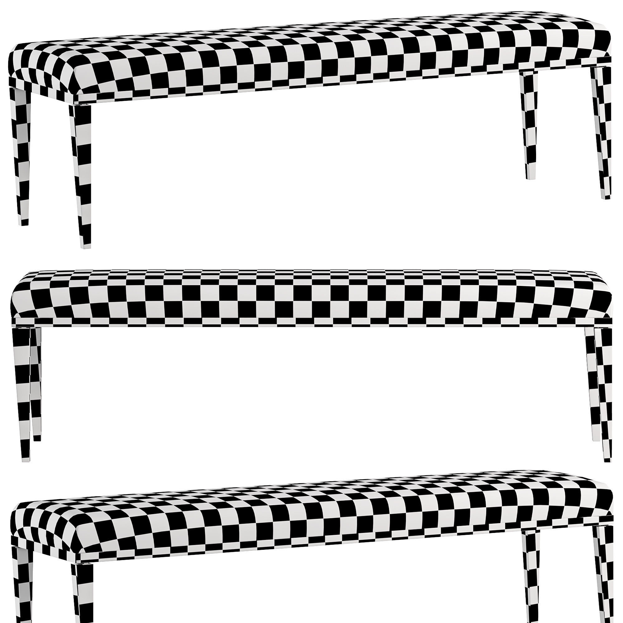 AMY BENCH PUFIK 3D model_4