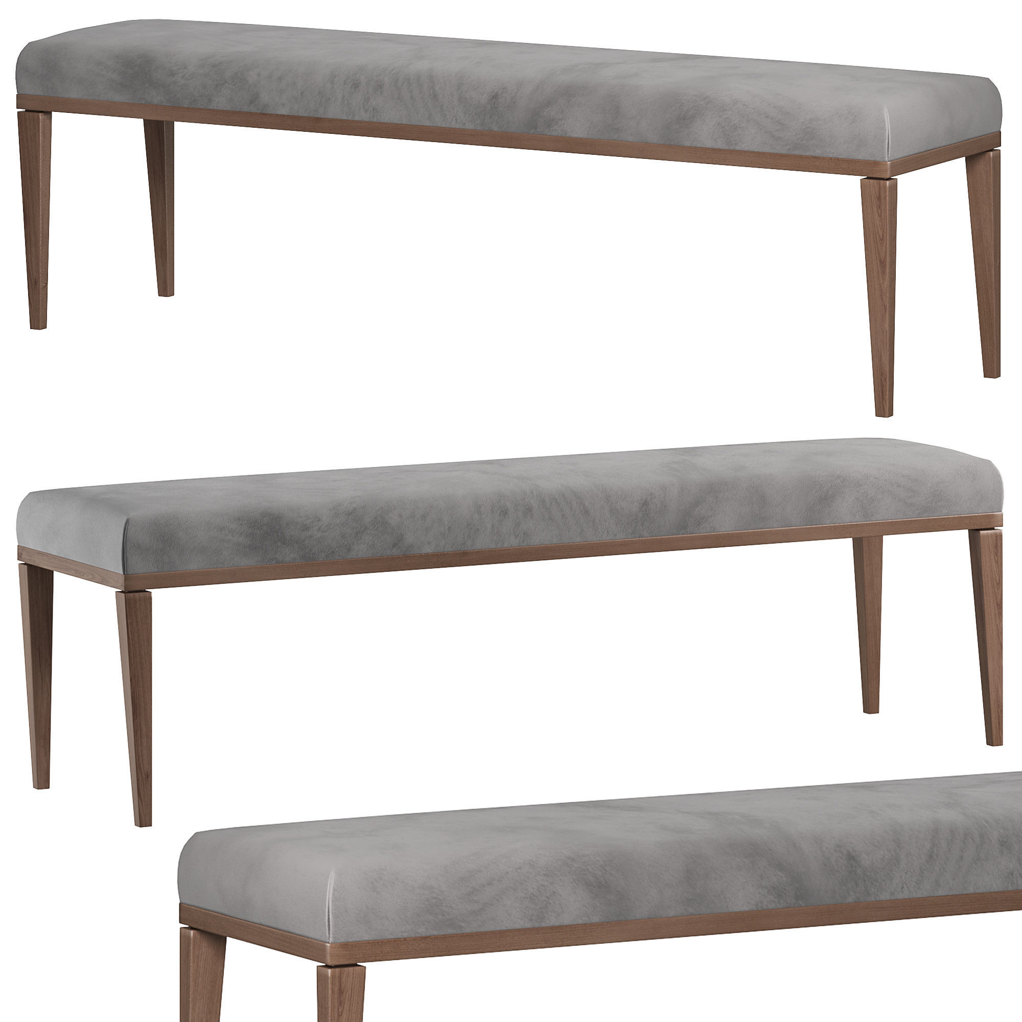 AMY BENCH PUFIK 3D model_2