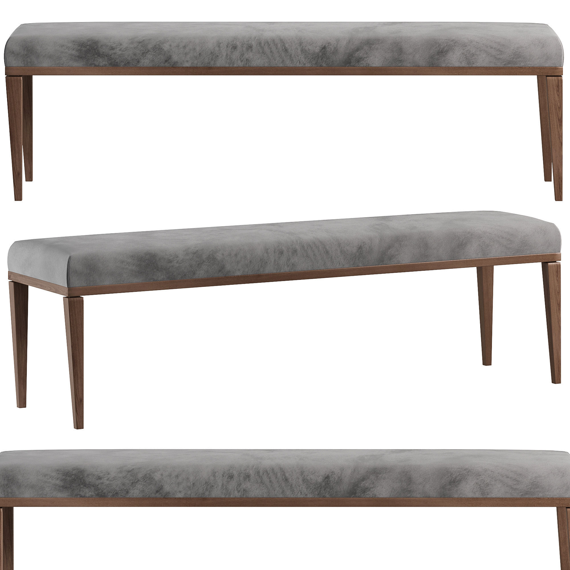 AMY BENCH PUFIK 3D model_1