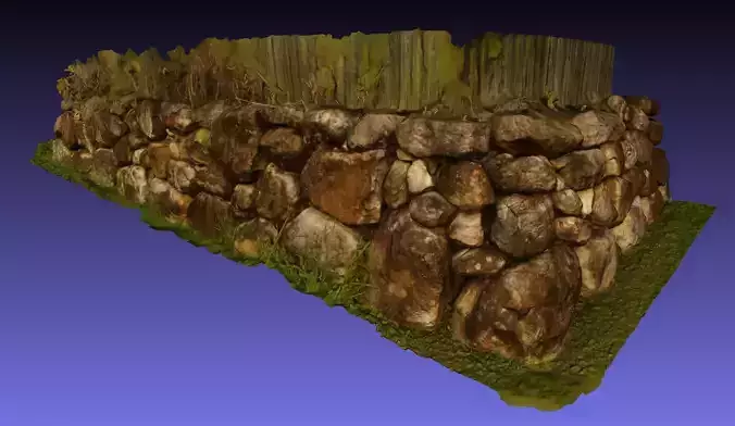 RockWall 1b 3D model