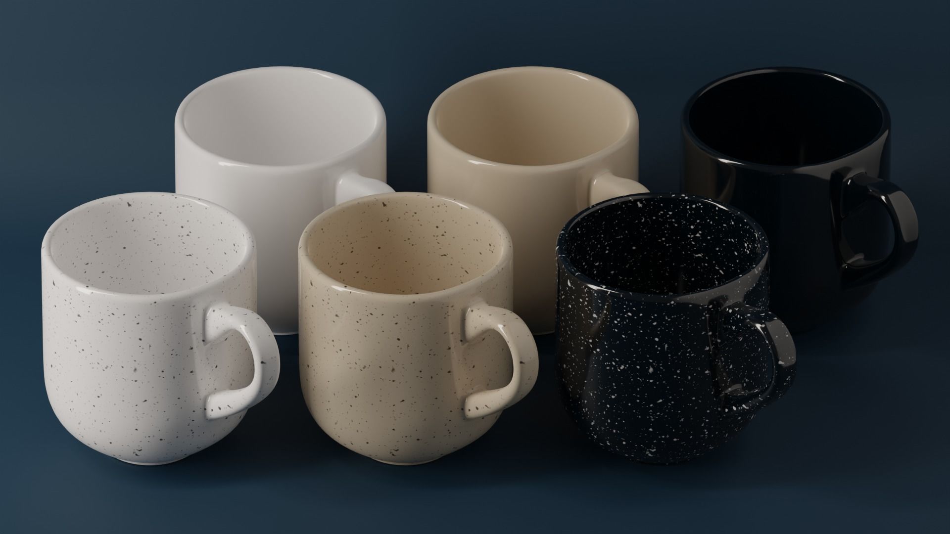 Scandinavian Coffee Mug 3D model_2