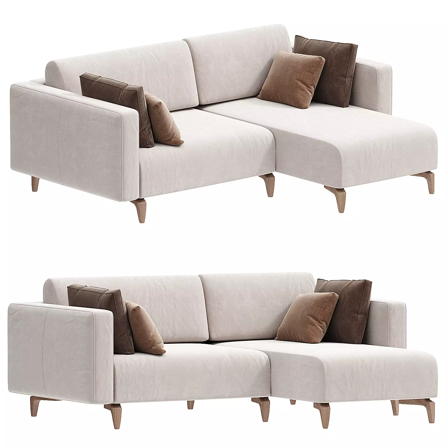 Corner sofa Lieri Barhat Beige 3d model  3D model_0