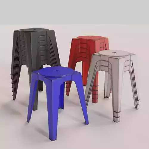 Stackable Plastic Stool