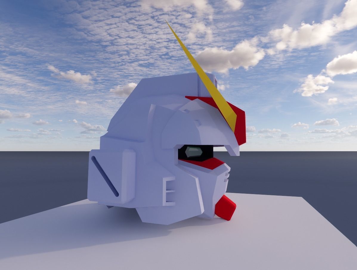 GUNDAM X SKULL 3D model_6