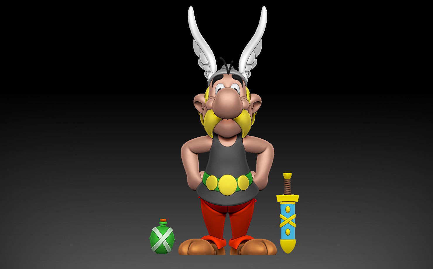 Asterix 3D print model_21
