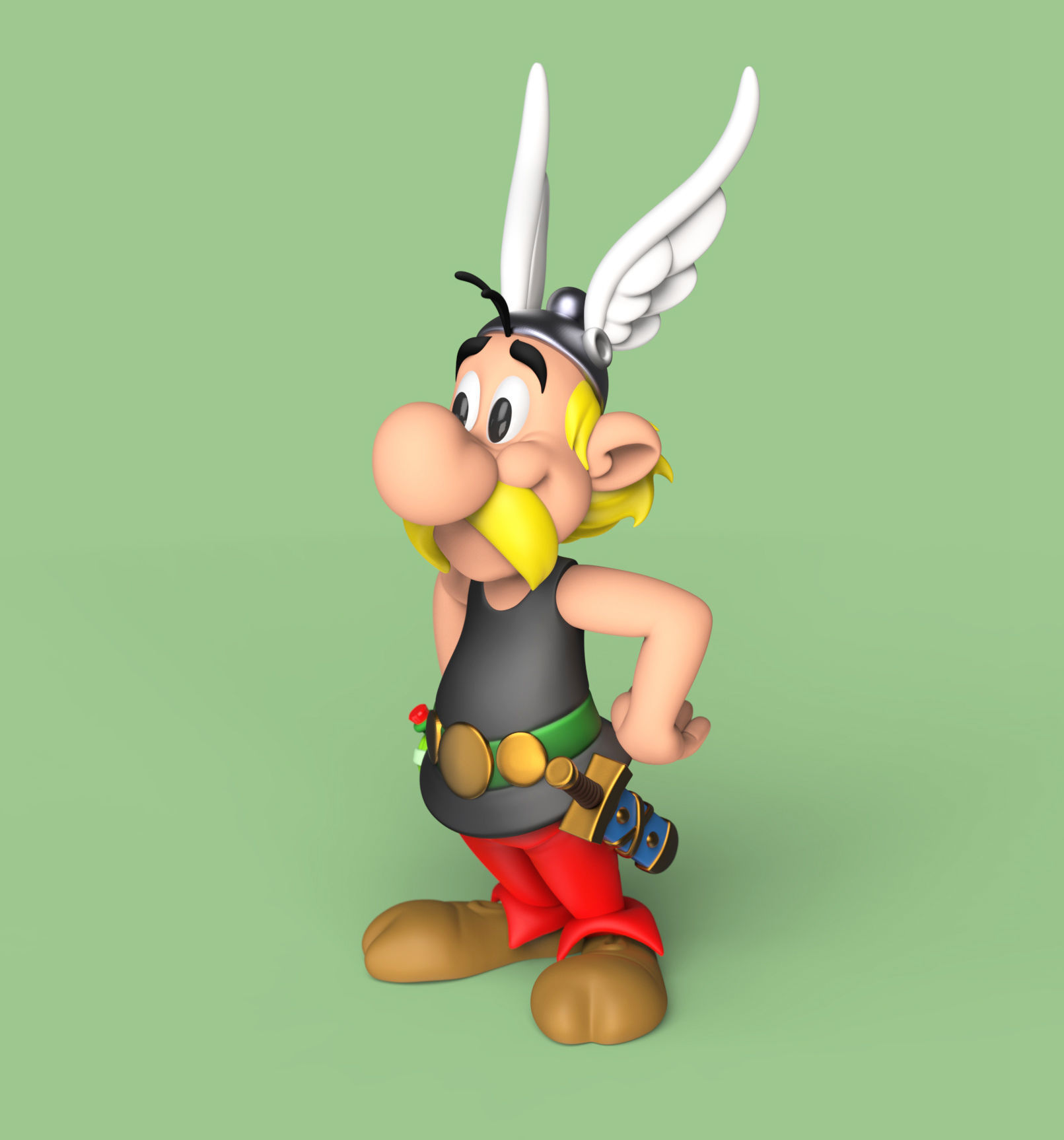 Asterix 3D print model_2