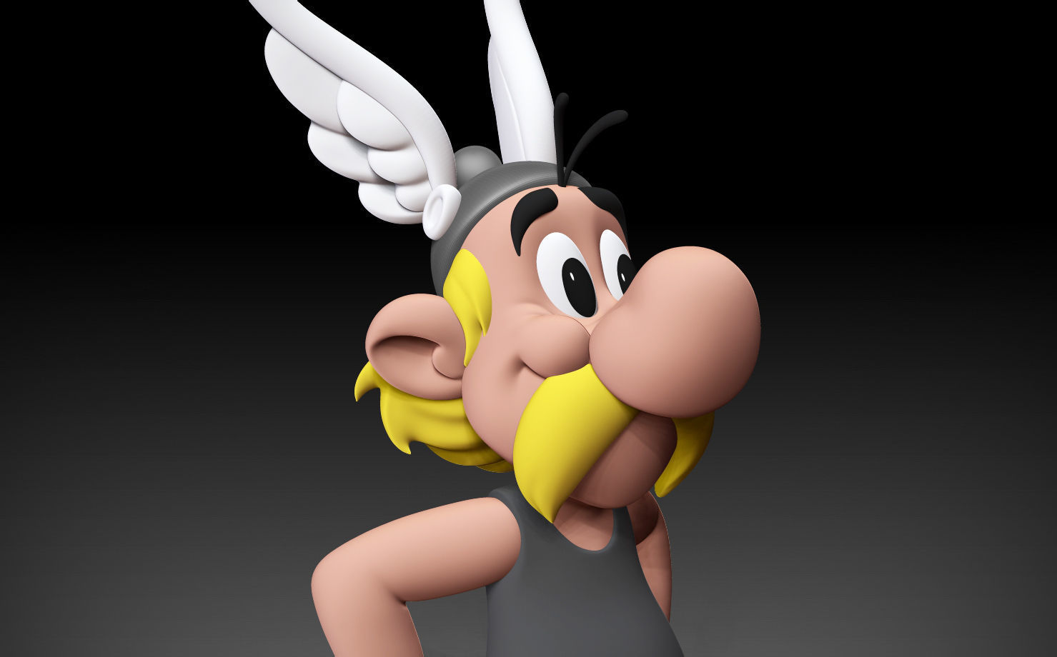 Asterix 3D print model_11