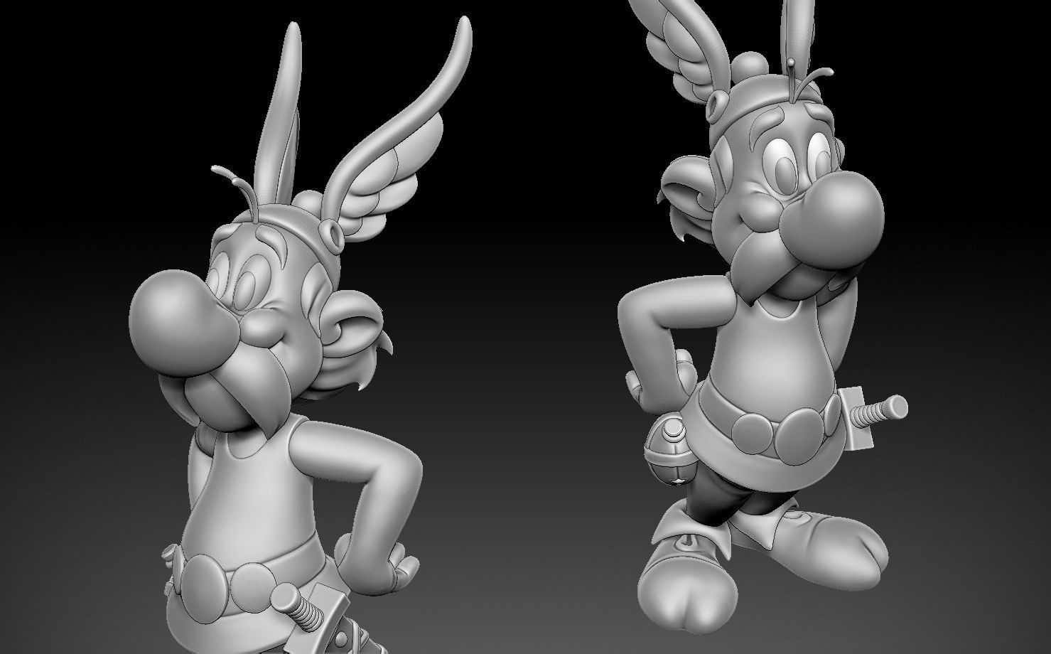 Asterix 3D print model_13