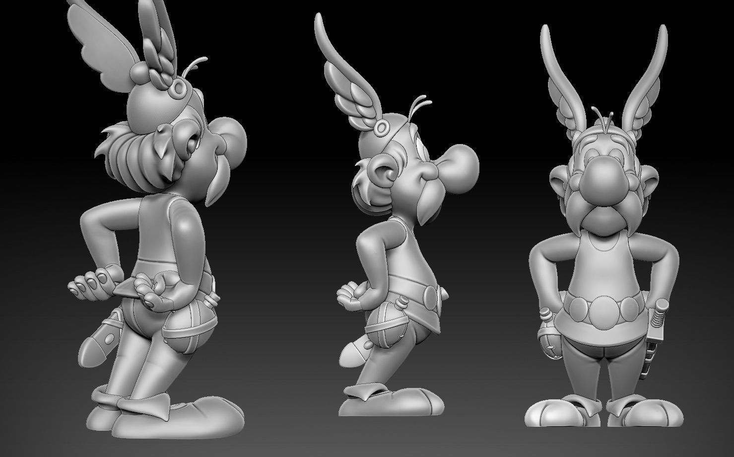 Asterix 3D print model_15