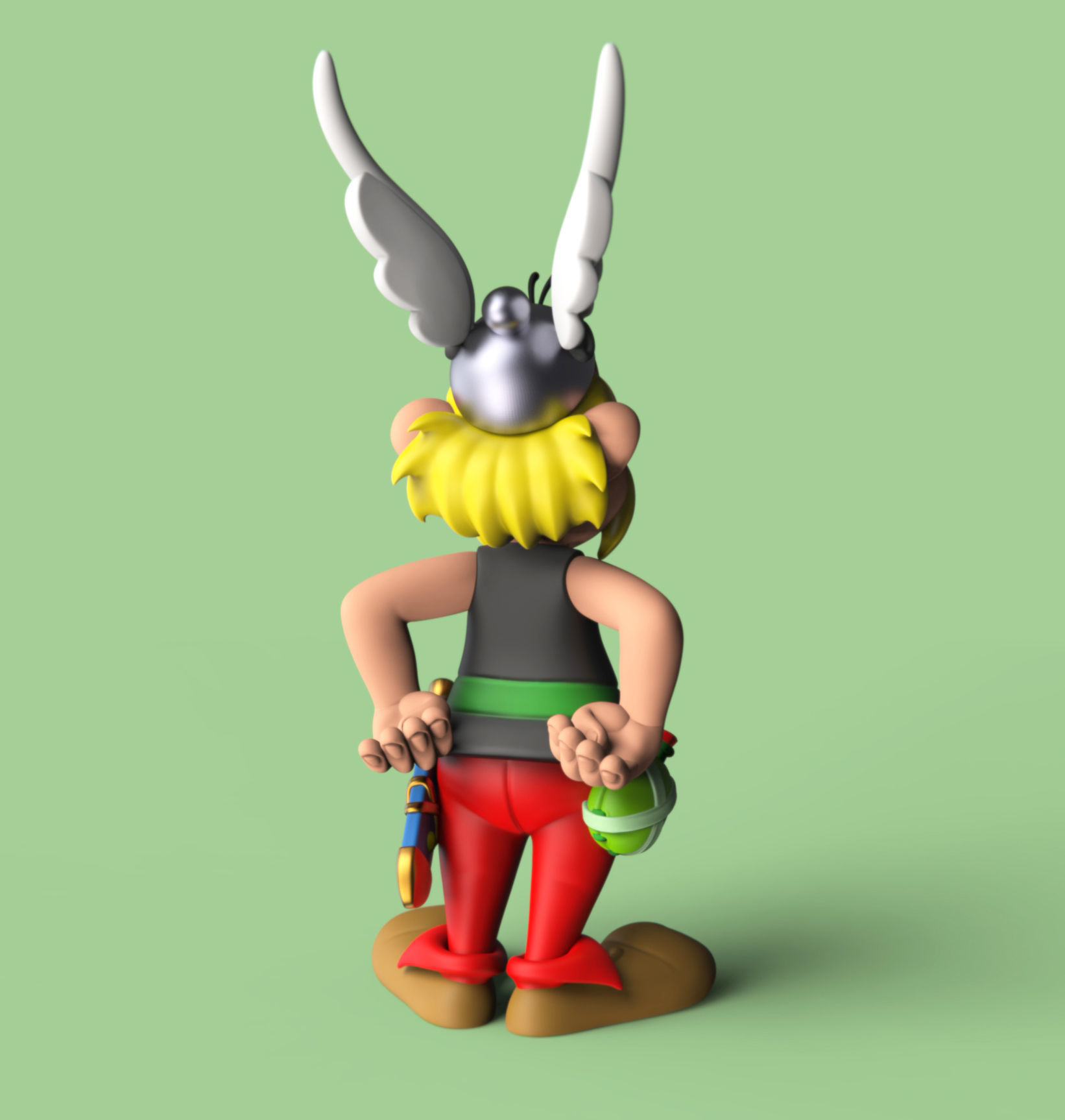 Asterix 3D print model_4