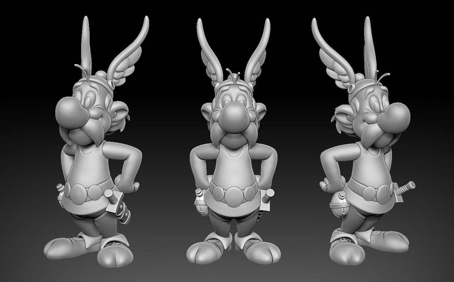Asterix 3D print model_1