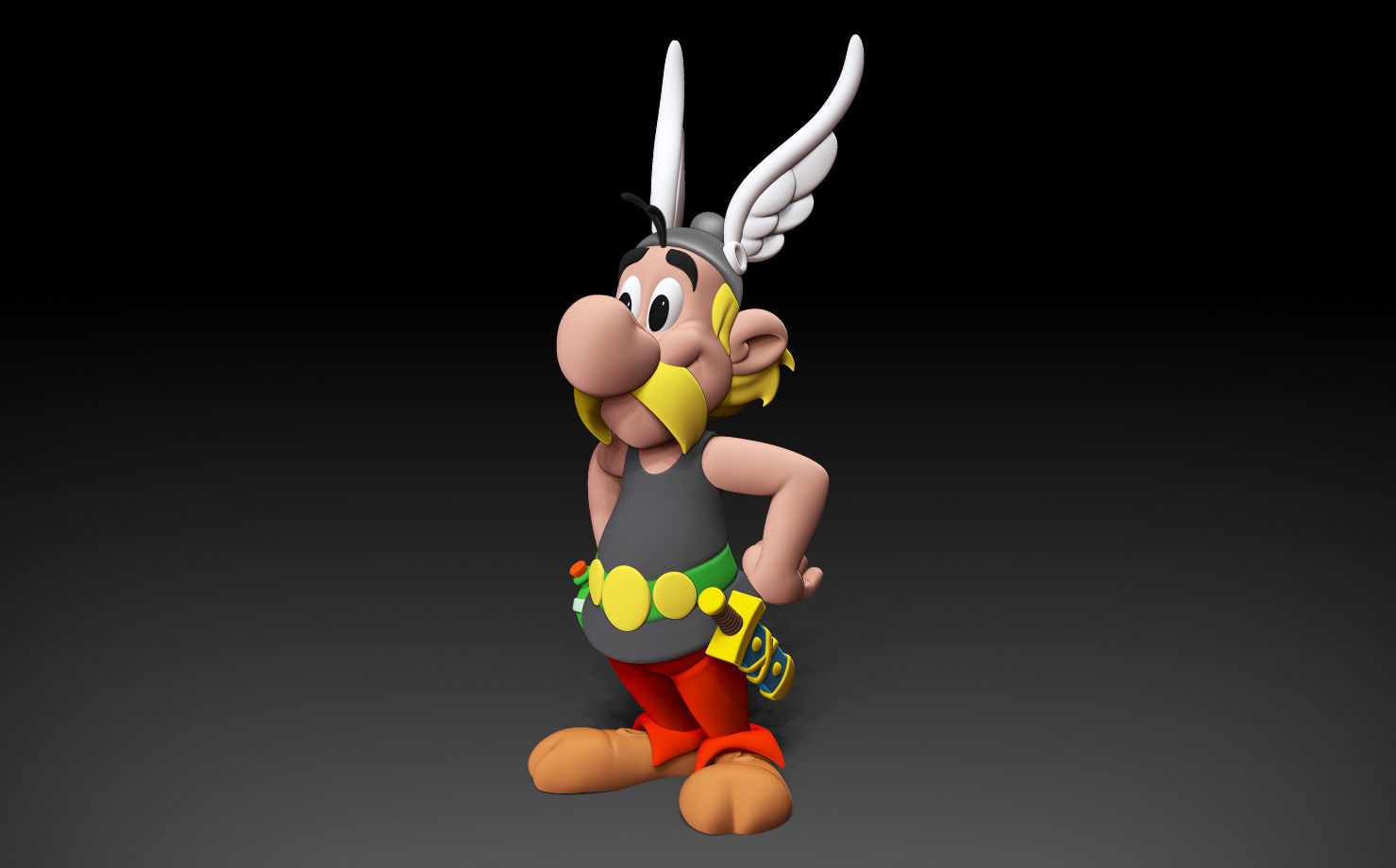 Asterix 3D print model_6