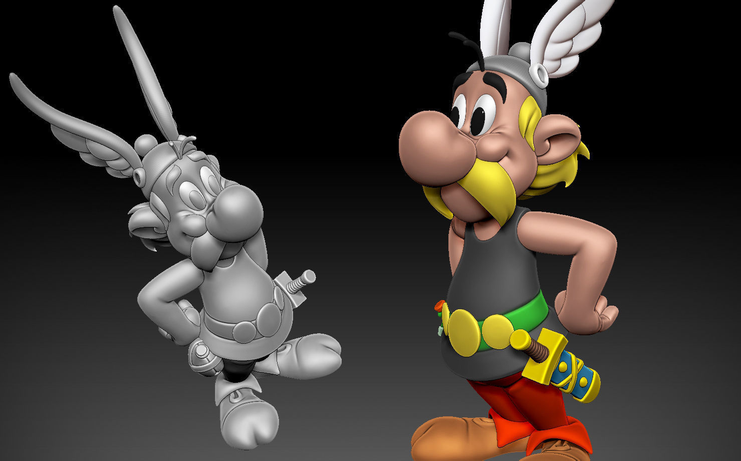 Asterix 3D print model_16