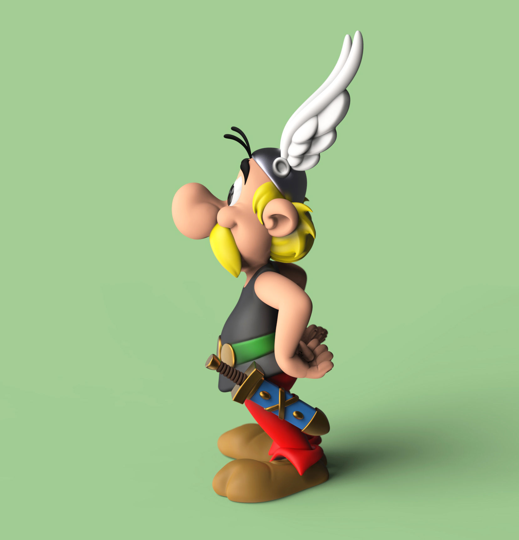 Asterix 3D print model_3