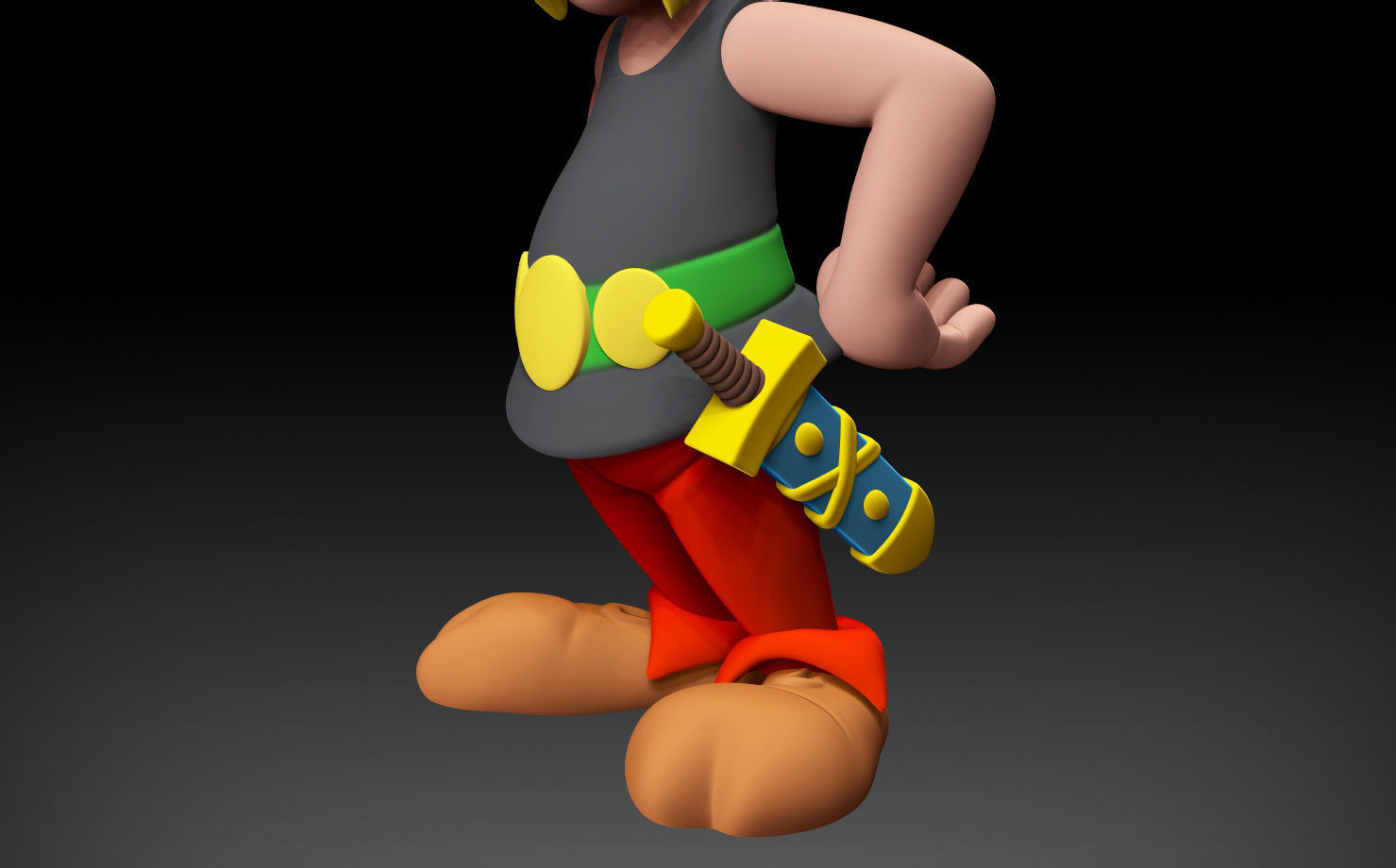 Asterix 3D print model_9