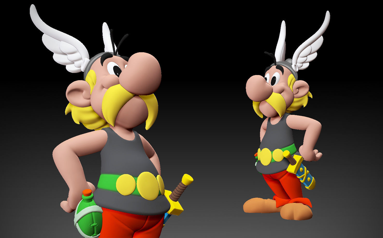 Asterix 3D print model_7