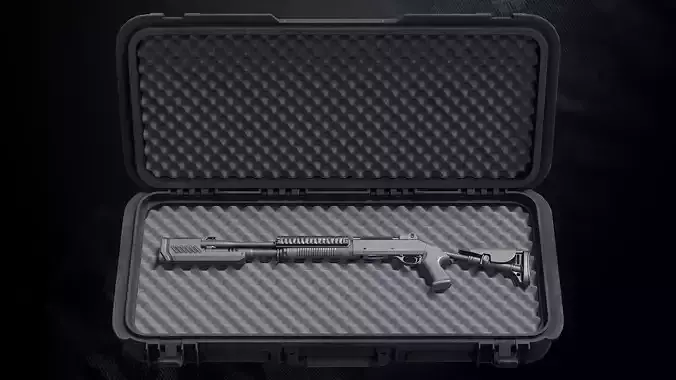 BM4 Semi-Automatic shotgun With Hands