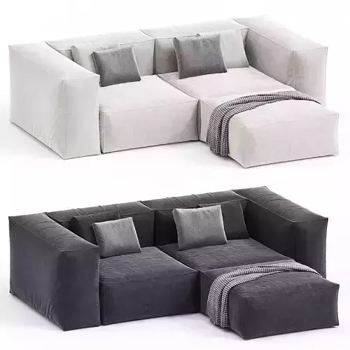 HEUREUX CORNER SOFA 3d  model 